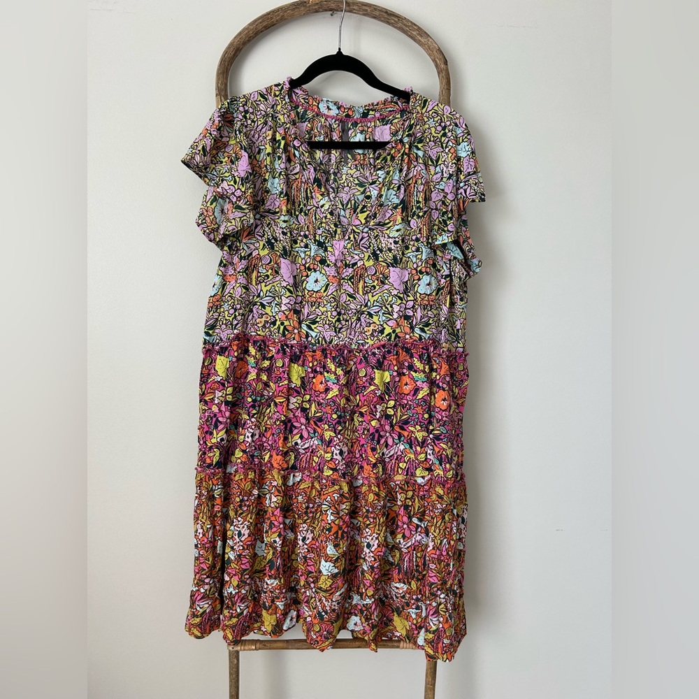 Anthropologie Bettina Tiered dress